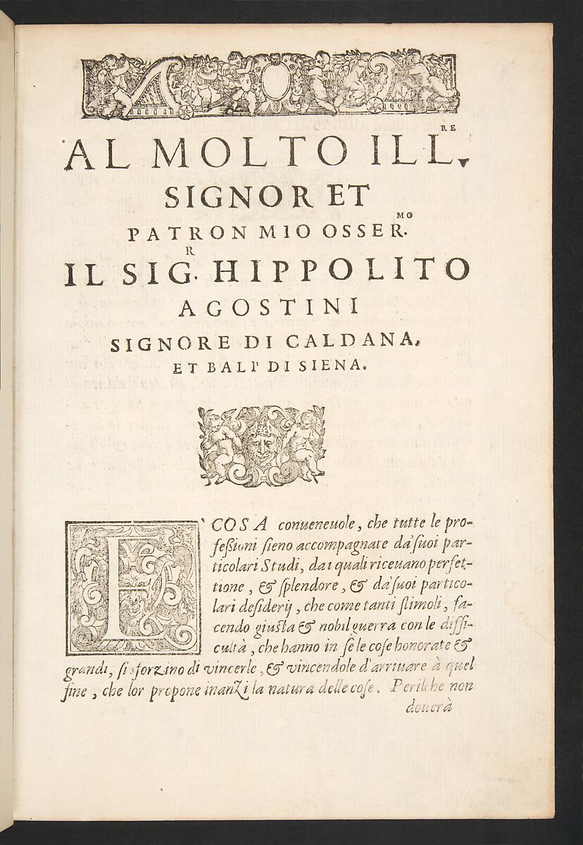Orlando furioso di M. Lodouico Ariosto nuouamente adornato di figure di rame da Girolamo Porro Padouano ; et di altre cose che saranno notate nella sequente facciata, Ludovico Ariosto (Italian, Reggio Emilia 1474–1533 Ferrara)