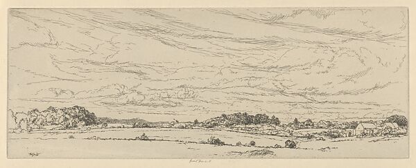 Boubier's Field, Ernest Haskell (American, Woodstock, Connecticut 1876–1925 West Point, Maine), Etching 