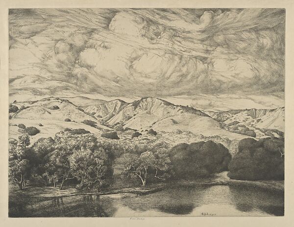 Mirror of the Goddess, Ernest Haskell (American, Woodstock, Connecticut 1876–1925 West Point, Maine), Etching and engraving 
