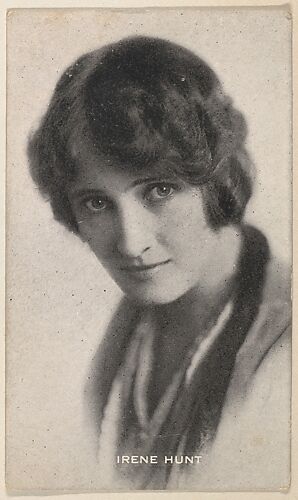 Irene Hunt, from the Black and White Movie Stars series (D1), issued by the E. H. Koester Baking Company