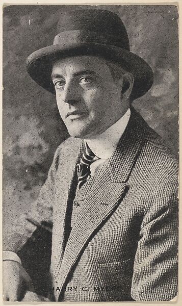 Harry C. Myers, from the Black and White Movie Stars series (D1), issued by the E. H. Koester Baking Company, Issued by E. H. Koester Baking Company, Baltimore, Photolithograph 