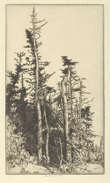 Skeletons, Ernest Haskell (American, Woodstock, Connecticut 1876–1925 West Point, Maine), Etching 