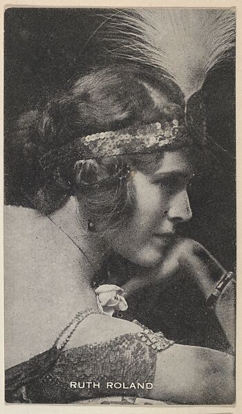 Ruth Roland, from the Black and White Movie Stars series (D1), issued by the E. H. Koester Baking Company, Issued by E. H. Koester Baking Company, Baltimore, Photolithograph 