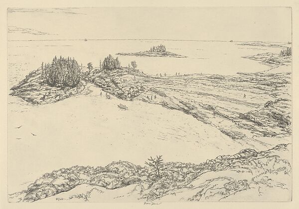 The Picnic, Ernest Haskell (American, Woodstock, Connecticut 1876–1925 West Point, Maine), Etching 