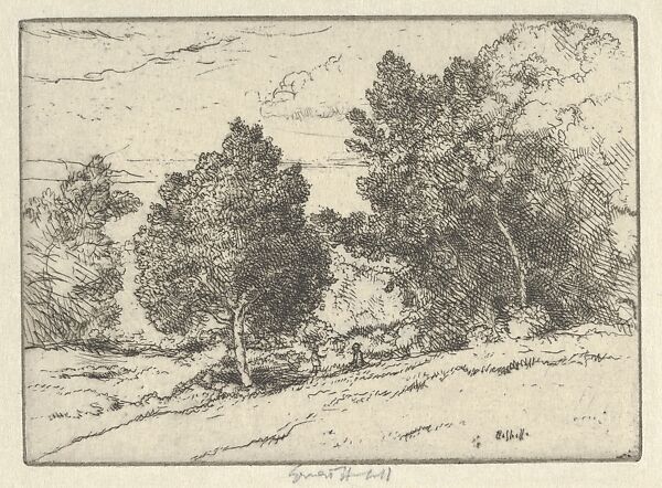 Little Pastoral, Ernest Haskell (American, Woodstock, Connecticut 1876–1925 West Point, Maine), Etching 