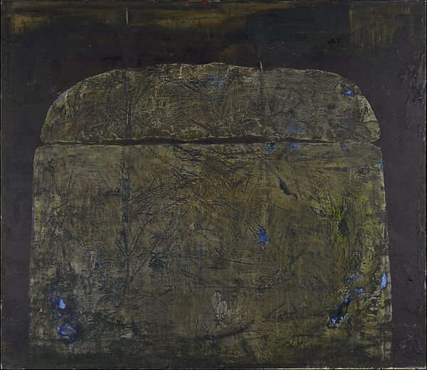 Guano (Menhir), Judit Reigl  French, born Hungary, Oil on canvas