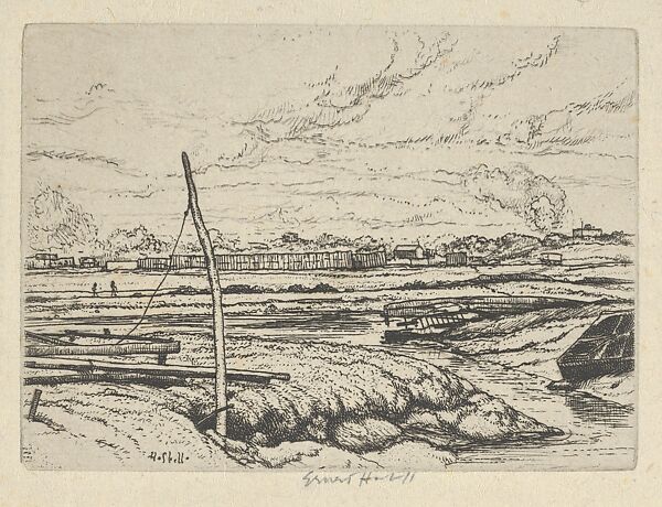 Long Island Marshes, Ernest Haskell (American, Woodstock, Connecticut 1876–1925 West Point, Maine), Etching 