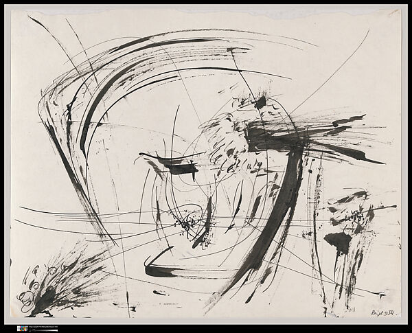 Untitled, Judit Reigl (French (born Hungary), Kapuvár 1923–2020 Marcoussis, France), Ink on paper 