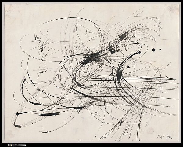 Untitled, Judit Reigl (French (born Hungary), Kapuvár 1923–2020 Marcoussis, France), Ink on paper 