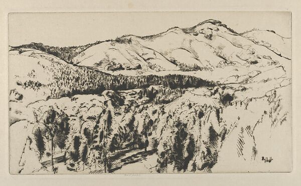 Old Grizzly, Ernest Haskell (American, Woodstock, Connecticut 1876–1925 West Point, Maine), Drypoint 