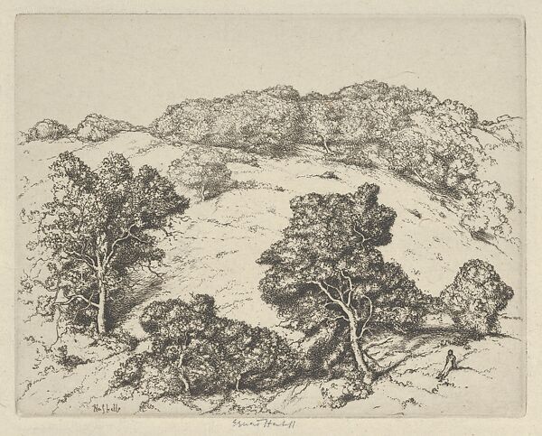 Hill of Dreams, Ernest Haskell (American, Woodstock, Connecticut 1876–1925 West Point, Maine), Etching 
