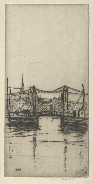 Drawbridge, Ernest Haskell (American, Woodstock, Connecticut 1876–1925 West Point, Maine), Etching 