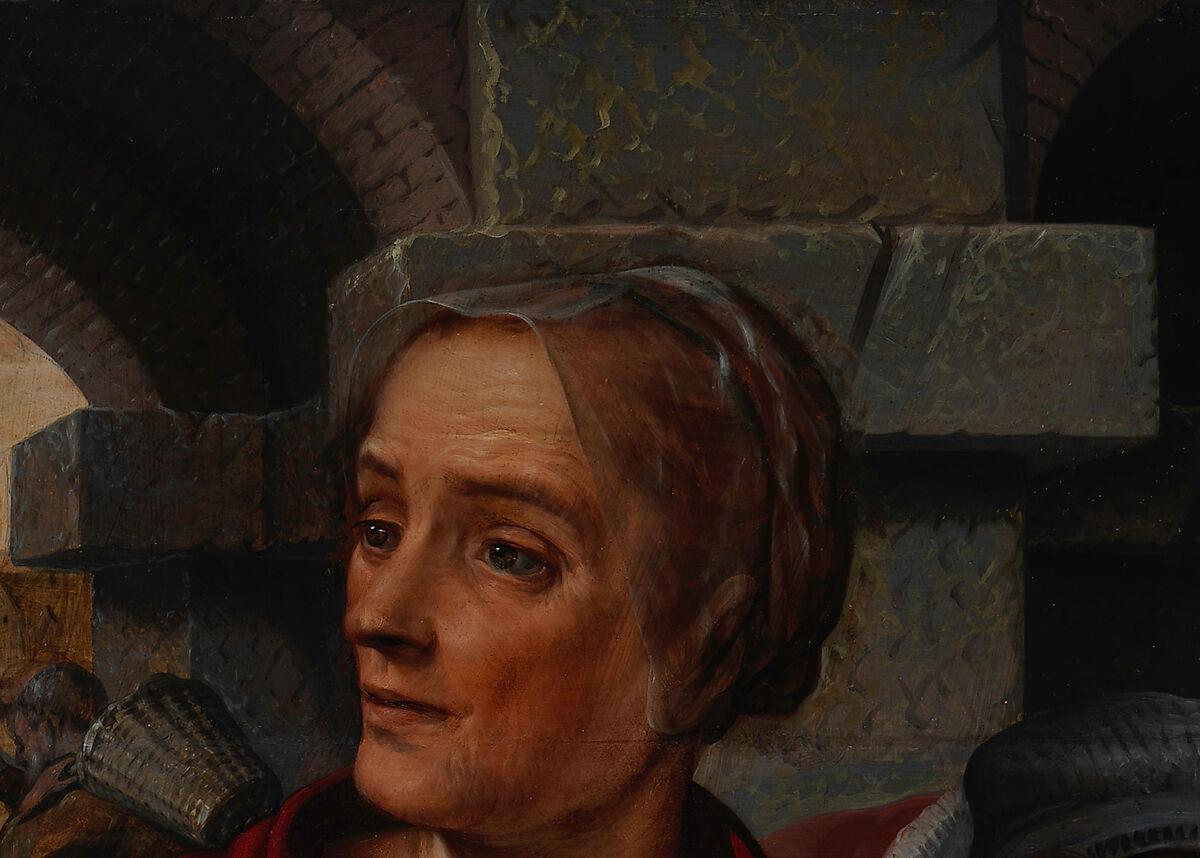 Fish Market, Joachim Beuckelaer (Netherlandish, Antwerp 1533–1575 Antwerp), Oil on Baltic oak