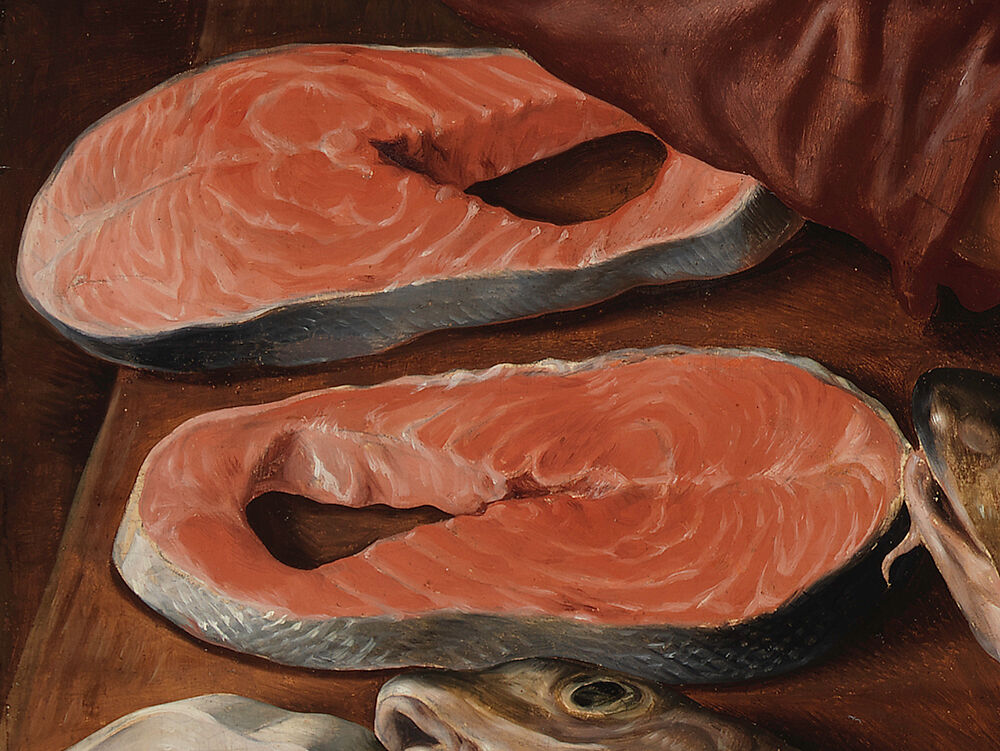 Fish Market, Joachim Beuckelaer (Netherlandish, Antwerp 1533–1575 Antwerp), Oil on Baltic oak