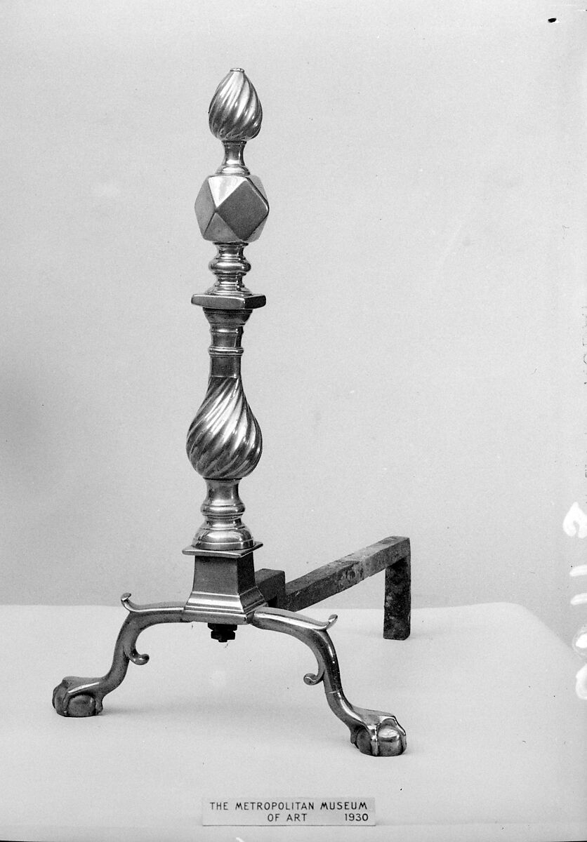 Andiron, Brass, iron