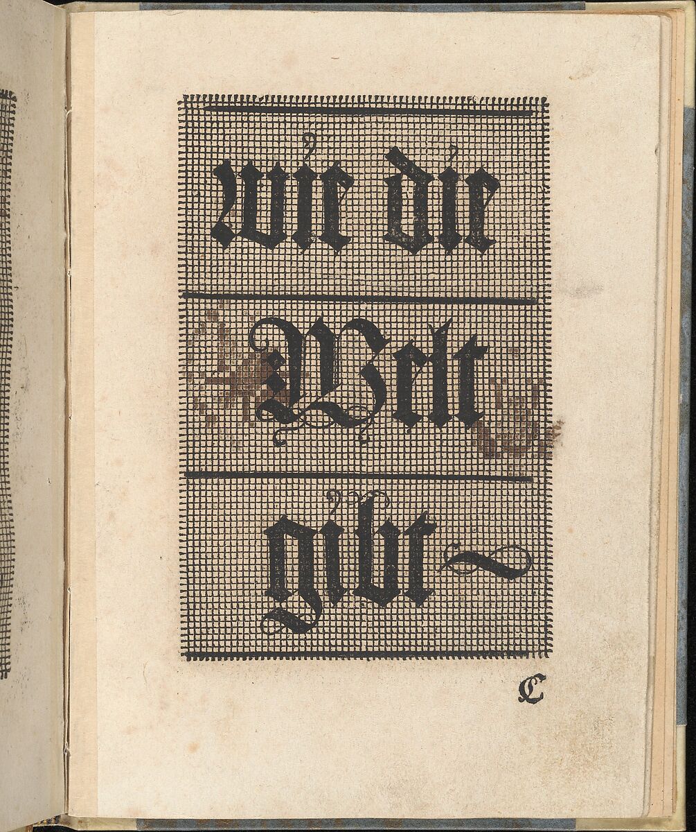 Ein ney Furmbüchlein, Page 7, recto, Johann Schönsperger the Younger (German, active 1510–30), Woodcut 