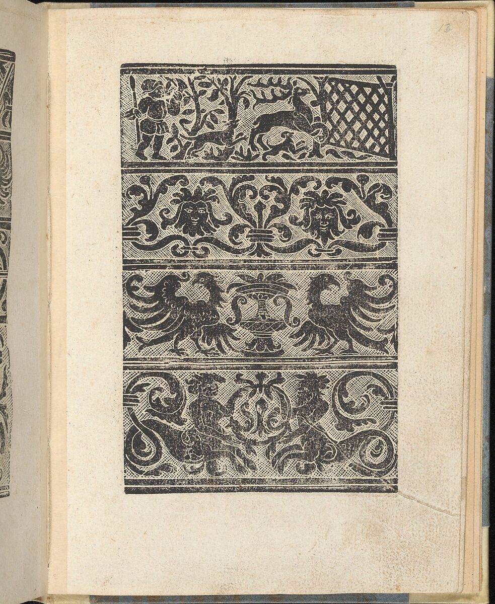 Ein ney Furmbüchlein, Page 13, recto, Johann Schönsperger the Younger (German, active 1510–30), Woodcut 