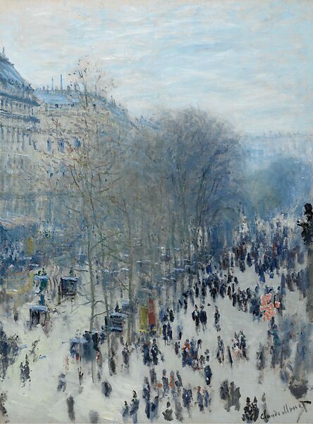 Boulevard des Capucines, Claude Monet (French, Paris 1840–1926 Giverny), Oil on canvas 