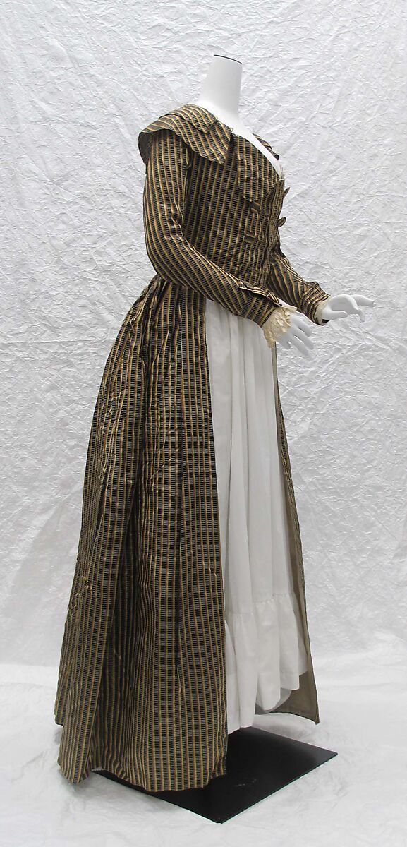 Redingote, silk, French