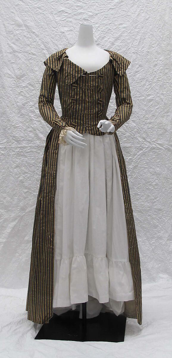 Redingote, silk, French