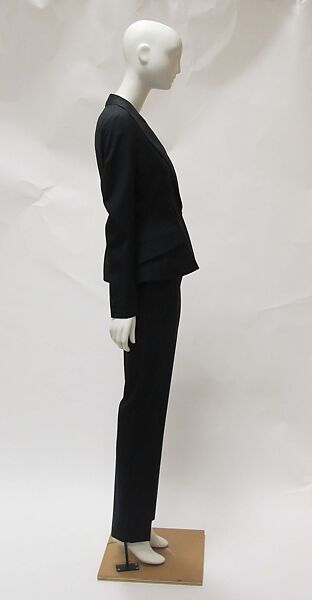 Ensemble, House of Dior (French, founded 1946), wool, silk, leather, French