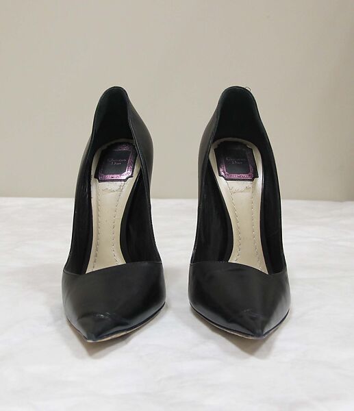 Ensemble, House of Dior (French, founded 1946), wool, silk, leather, French