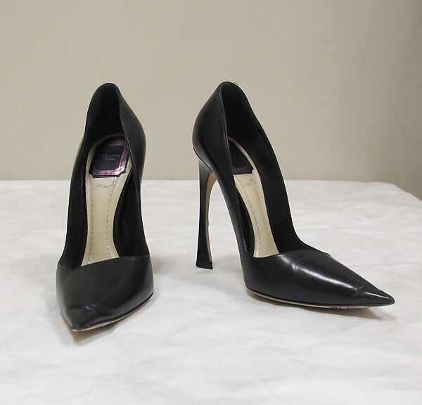 Ensemble, House of Dior (French, founded 1946), wool, silk, leather, French