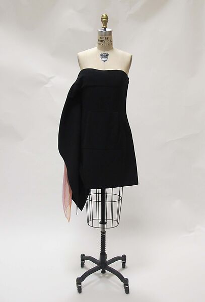 Ensemble, House of Dior (French, founded 1946), wool, silk, polyamide, elastane, leather, metal, French 