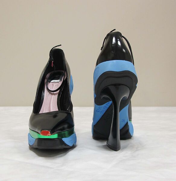 Ensemble, House of Dior (French, founded 1946), synthetic, leather, metal, crocodile skin, French