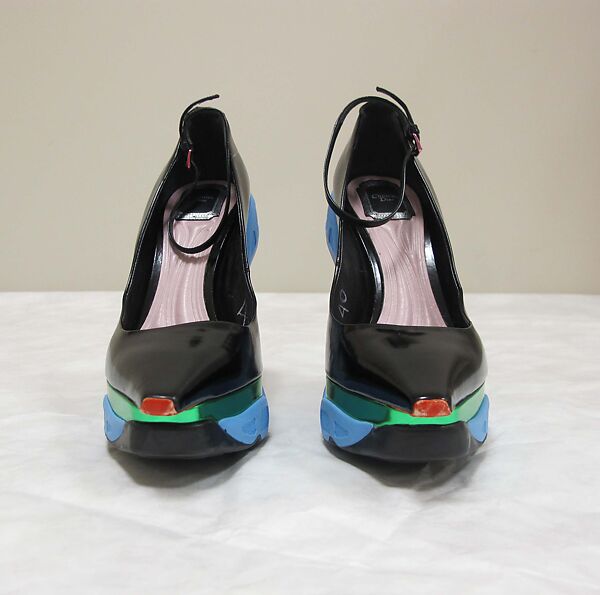 Ensemble, House of Dior (French, founded 1946), synthetic, leather, metal, crocodile skin, French