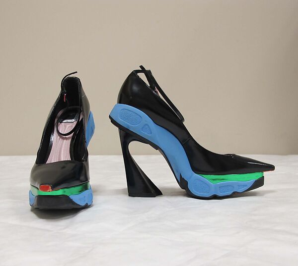 Ensemble, House of Dior (French, founded 1946), synthetic, leather, metal, crocodile skin, French