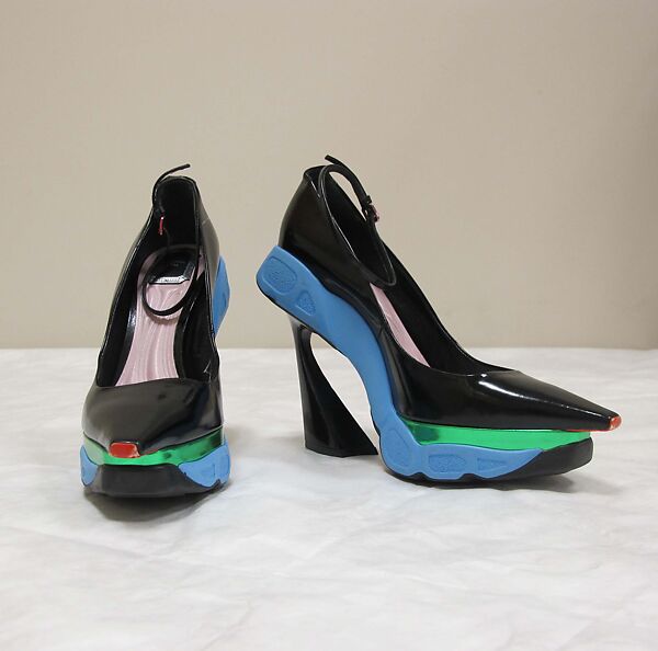 Ensemble, House of Dior (French, founded 1946), synthetic, leather, metal, crocodile skin, French