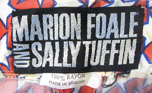 Suit, Foale &amp; Tuffin (British, 1961–1972), rayon, British