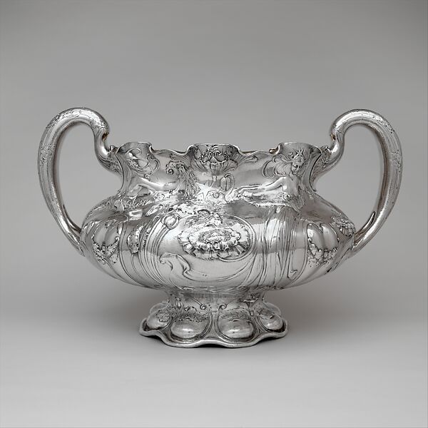 Punch Bowl, Gorham Manufacturing Company (American, Providence, Rhode Island, 1831–present), Silver and silver gilt, American 