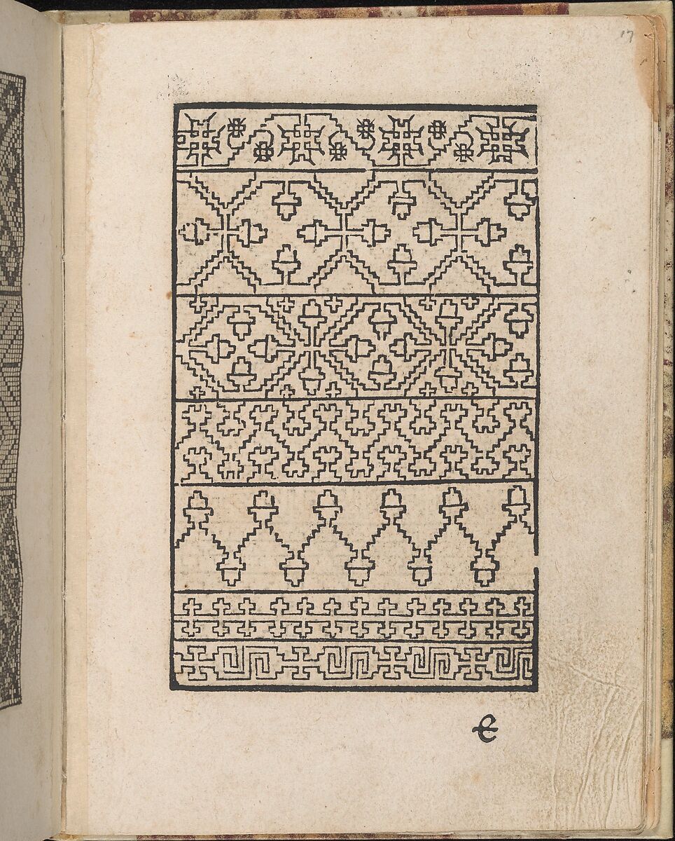 Ein new getruckt model Büchli...Page 17, recto, Johann Schönsperger the Younger (German, active 1510–30), Woodcut 