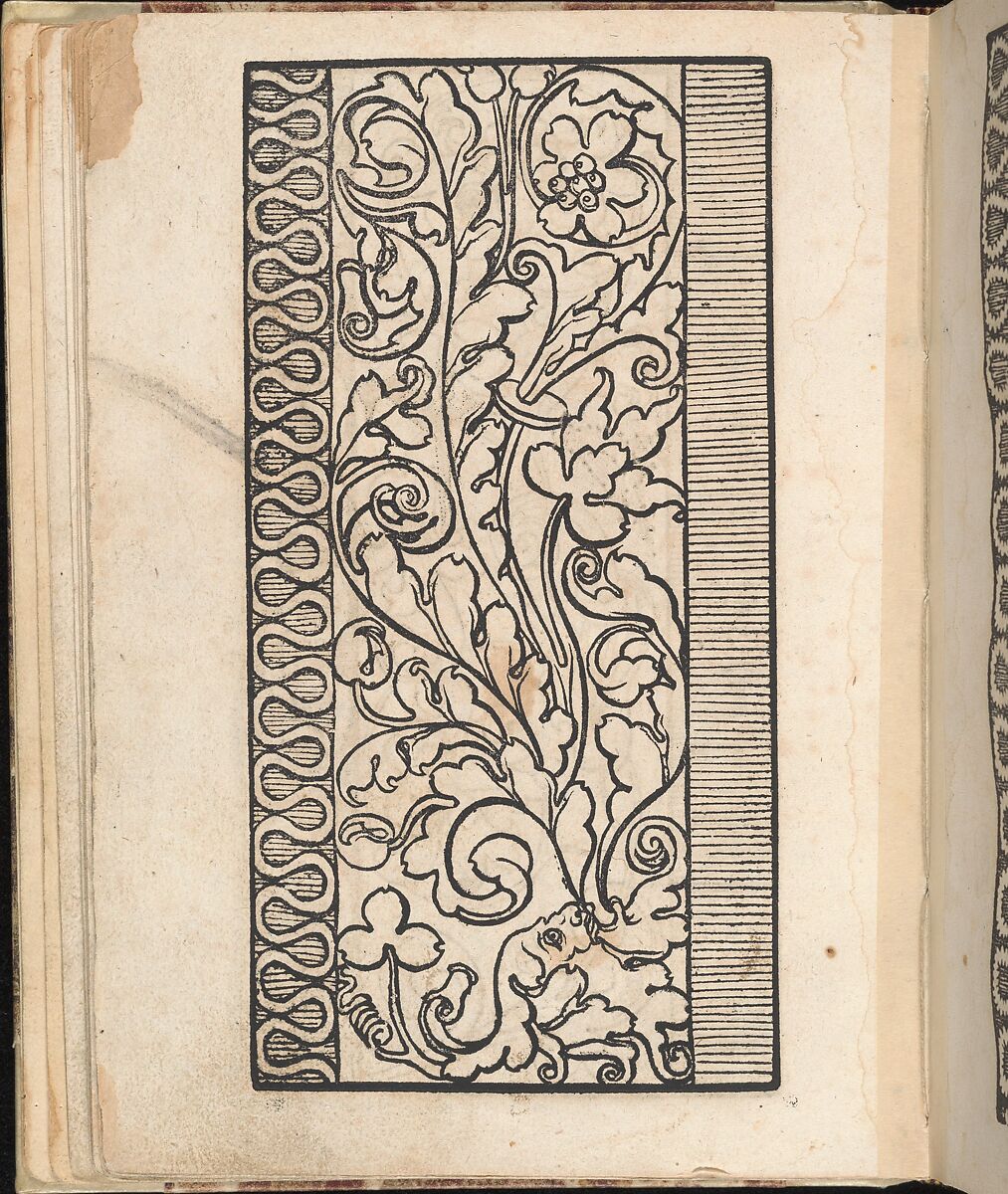 Ein new getruckt model Büchli...Page 22, verso, Johann Schönsperger the Younger (German, active 1510–30), Woodcut 
