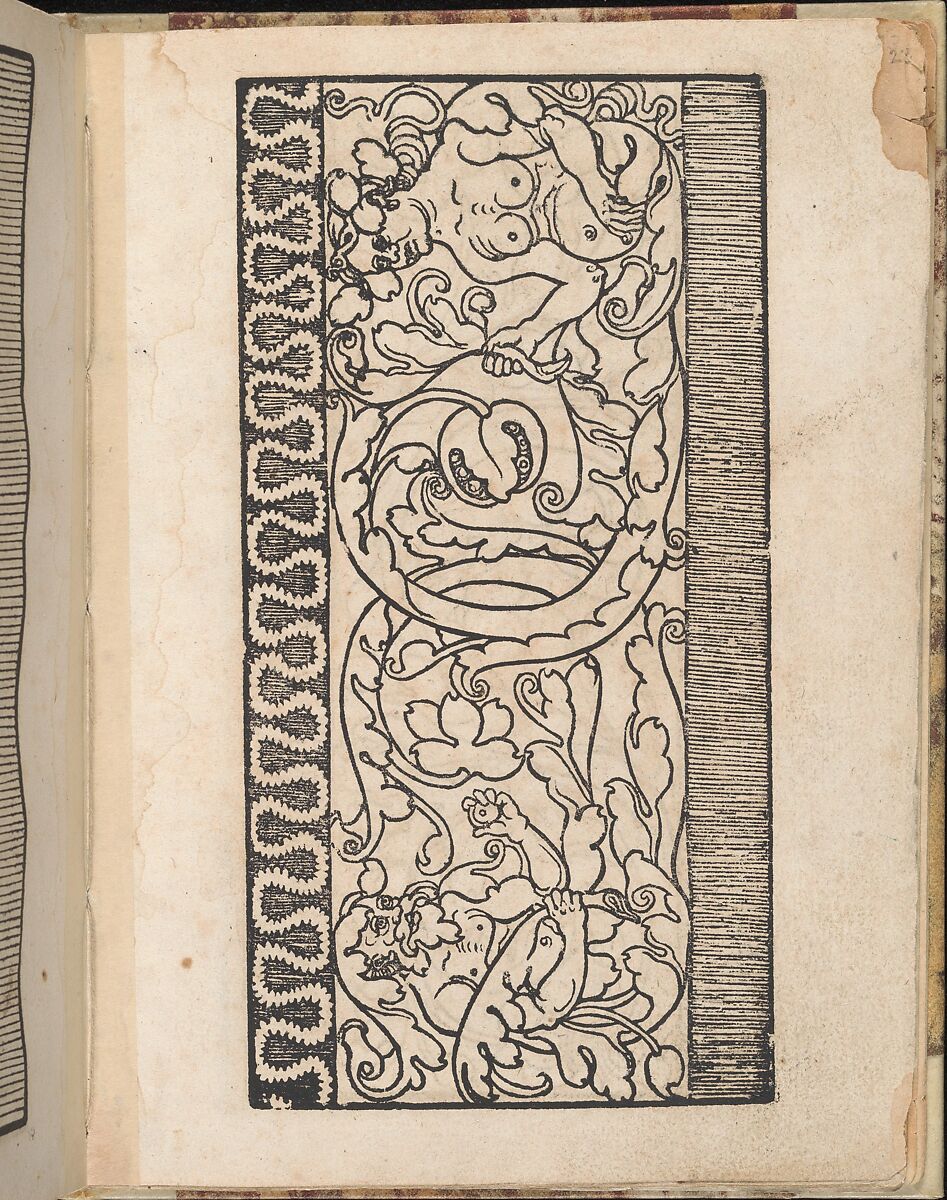 Ein new getruckt model Büchli...Page 23, recto, Johann Schönsperger the Younger (German, active 1510–30), Woodcut 