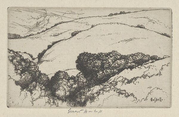 Little Arroyo, Ernest Haskell (American, Woodstock, Connecticut 1876–1925 West Point, Maine), Etching 