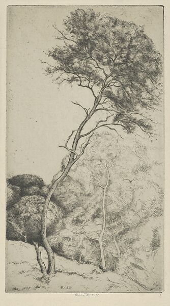 The Wand, Ernest Haskell (American, Woodstock, Connecticut 1876–1925 West Point, Maine), Drypoint 
