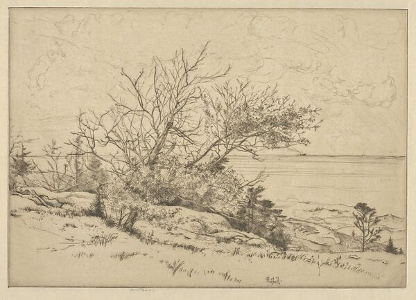 To the Southward – Ragged Island, Me., Ernest Haskell (American, Woodstock, Connecticut 1876–1925 West Point, Maine), Drypoint 