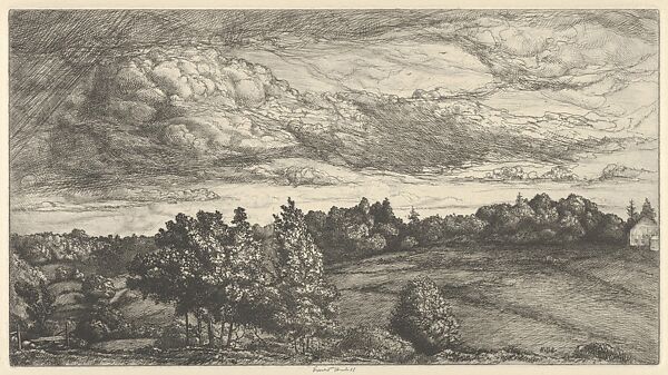 Storm Clouds, Ernest Haskell (American, Woodstock, Connecticut 1876–1925 West Point, Maine), Etching 