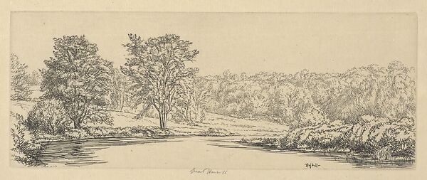 Upper Sheepscott, Ernest Haskell (American, Woodstock, Connecticut 1876–1925 West Point, Maine), Etching and engraving 