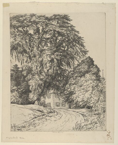 Shipbuilder's House, Ernest Haskell (American, Woodstock, Connecticut 1876–1925 West Point, Maine), Etching 