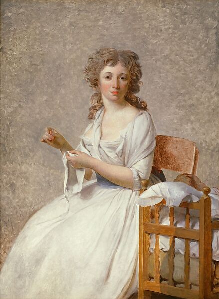 Madame de Pastoret and Her Son, Jacques Louis David (French, Paris 1748–1825 Brussels), Oil on canvas 