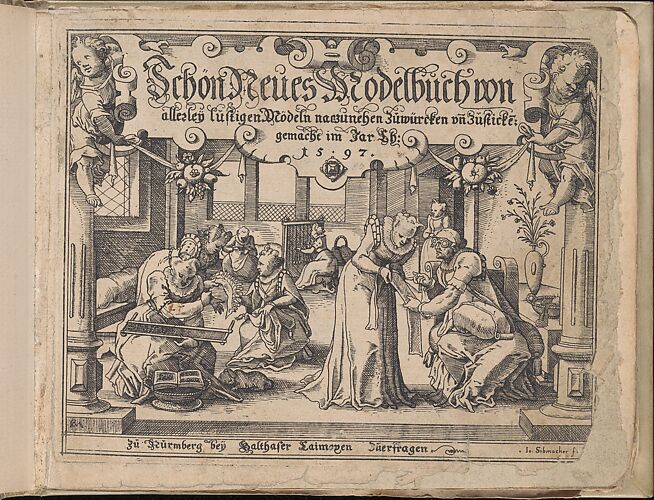 Schön Neues Modelbuch (Title Page, 1 recto)