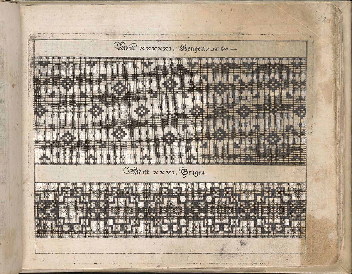 Schön Neues Modelbuch (Page 13 recto), Johann Sibmacher  German, Etching