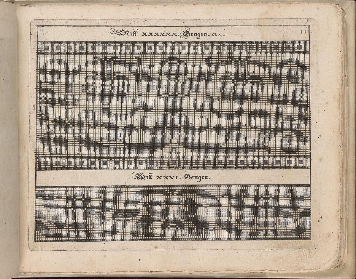 Schön Neues Modelbuch (Page 16 recto), Johann Sibmacher (German, active 1590–1611), Etching 