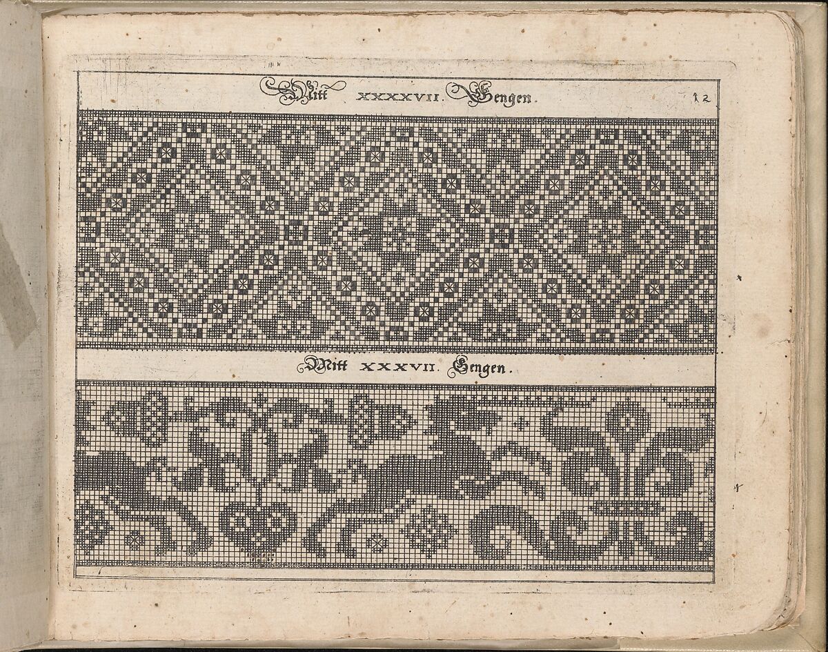 Schön Neues Modelbuch (Page 17 recto), Johann Sibmacher (German, active 1590–1611), Etching 