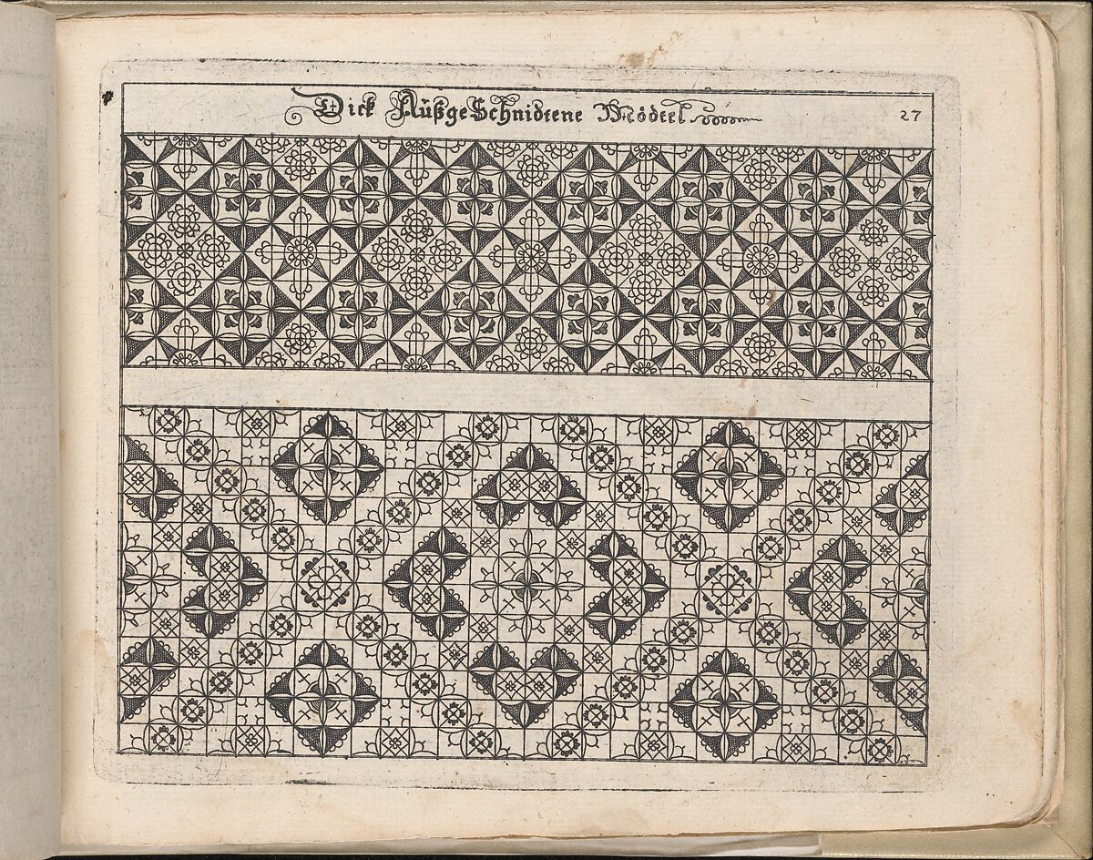Schön Neues Modelbuch (Page 32 recto), Johann Sibmacher (German, active 1590–1611), Etching 