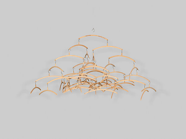 Obstruction, Man Ray (American, Philadelphia, Pennsylvania 1890–1976 Paris), 63 wooden coat hangers